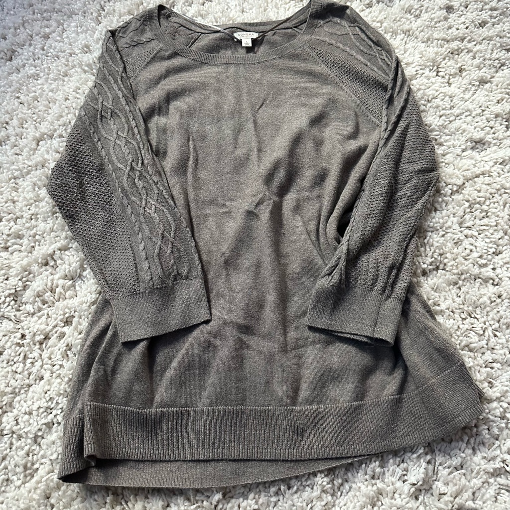 Sonoma Life And Style, Long Sleeve, Sweater, Warm, Cozy, Casual Minimali